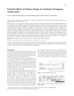 Potential effects of climate change on northwest