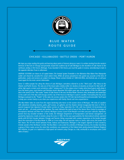 Blue Water Route Guide
