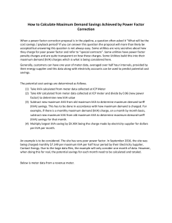 How to Calculate Maximum Demand Savings