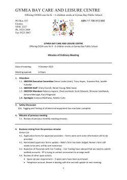 GYMEA BAY CARE AND LEISURE CENTRE