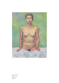 01. Life Model 2016 oil on canvas 46 x 36 cm $8,800