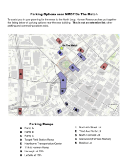 Parking Options near NMDP/Be The Match Parking Ramps 1 2 3 4 5