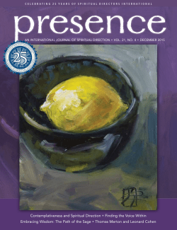 Pilgrim`s Call: A Guide for Spiritual Directors.