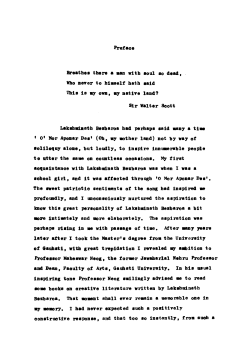 Preface Breathes there a man with soul so dead