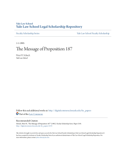 The Message of Proposition 187