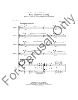 It Is a Beauteous Evening