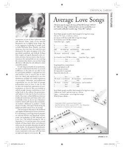 Average Love Songs