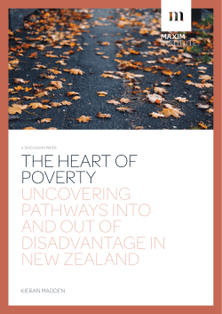 The Heart of Poverty Discussion Paper