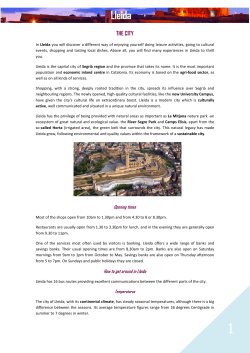 The city of Lleida