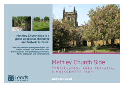 Methley Church Side - Leeds City Council