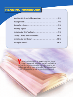 Reading Handbook