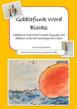 Gobblefunk Word Blocks