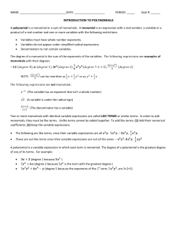 Introduction to Polynomials v2