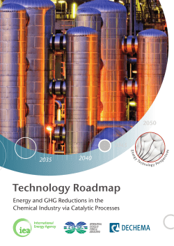 ICCA-IEA-DECHEMA Catalysis Roadmap