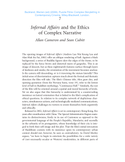 Infernal Affairs and the Ethics of Complex Narrative File