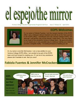 El Espejo / The Mirror Newsletter Apr 2014