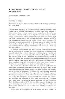 Clifford G. Shull - Nobel Lecture