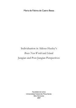 Individuation in Aldous Huxley`s Brave New World and Island