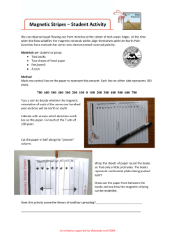 Magnetic Stripes &ndash; Student Activity File