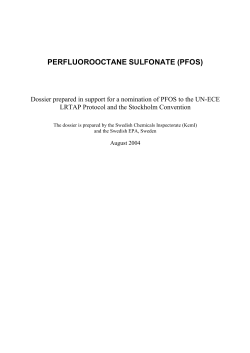 perfluorooctane sulfonate (pfos)
