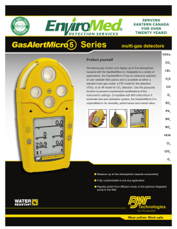 GasAlertMicro 5 - Enviromed Detection Services