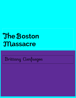 The Boston Massacre
