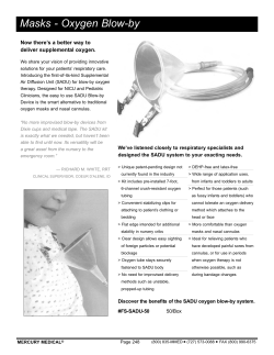 Masks - Oxygen Blow-by