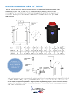 Neutralization and Dilution Tanks 6 Gal. &ldquo;Milk Jug&rdquo;
