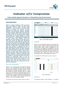 Indicator o(f)r Compromise