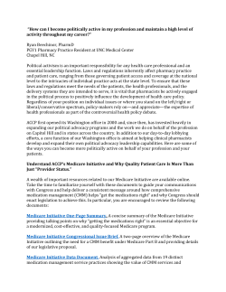 Becoming Politically Active in Your Profession