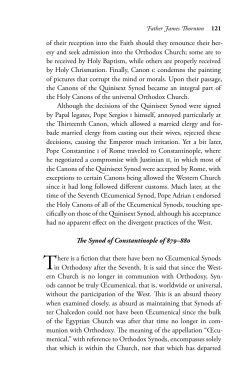 The Synod of Constantinople (879-880)