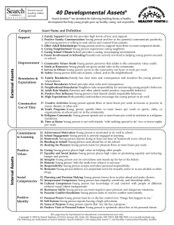 40 Developmental Assets