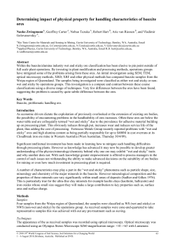 Determining impact of physical property for handling characteristics