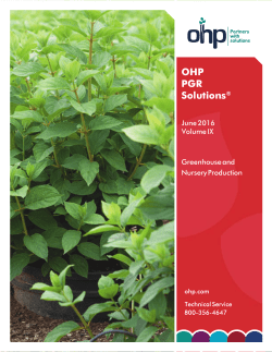 OHP PGR Solutions