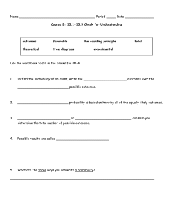 Course 2: 13.1-13.3 Check for Understanding Use t