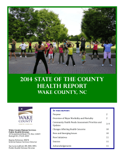2014 State of the County Health Report