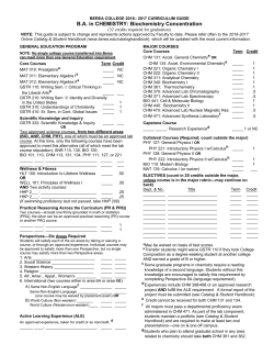 B.A. Chemistry