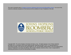 Lecture 3: Introduction to path analysis