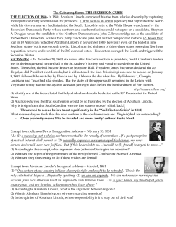 Inaugural Addresses worksheet from regular classes w