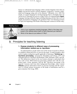 3. Principles for teaching listening