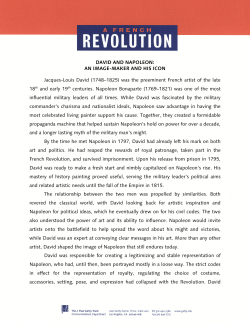 david and napol&eacute;on