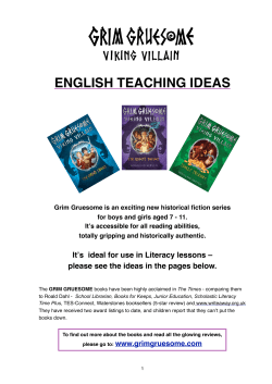 Grim Gruesome English Teaching Ideas