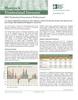 2015 Q4, Hancock Timberland Investor