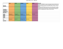 Lesson Plans 12-13