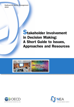 Stakeholder Involvement in Decision Making: A Short