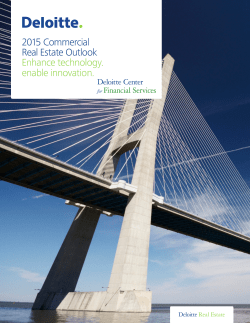 2015 Commercial Real Estate Outlook