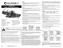 1-4x28 IR SWAT-AR Scope Manual