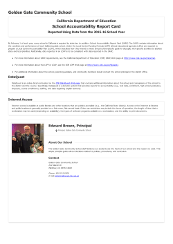Golden Gate Community School - Contra Costa County Office of