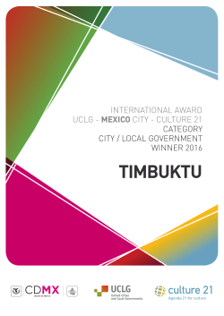 timbuktu - Agenda 21 for culture