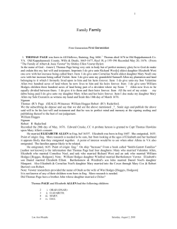 Family Family - RootsWeb: Freepages